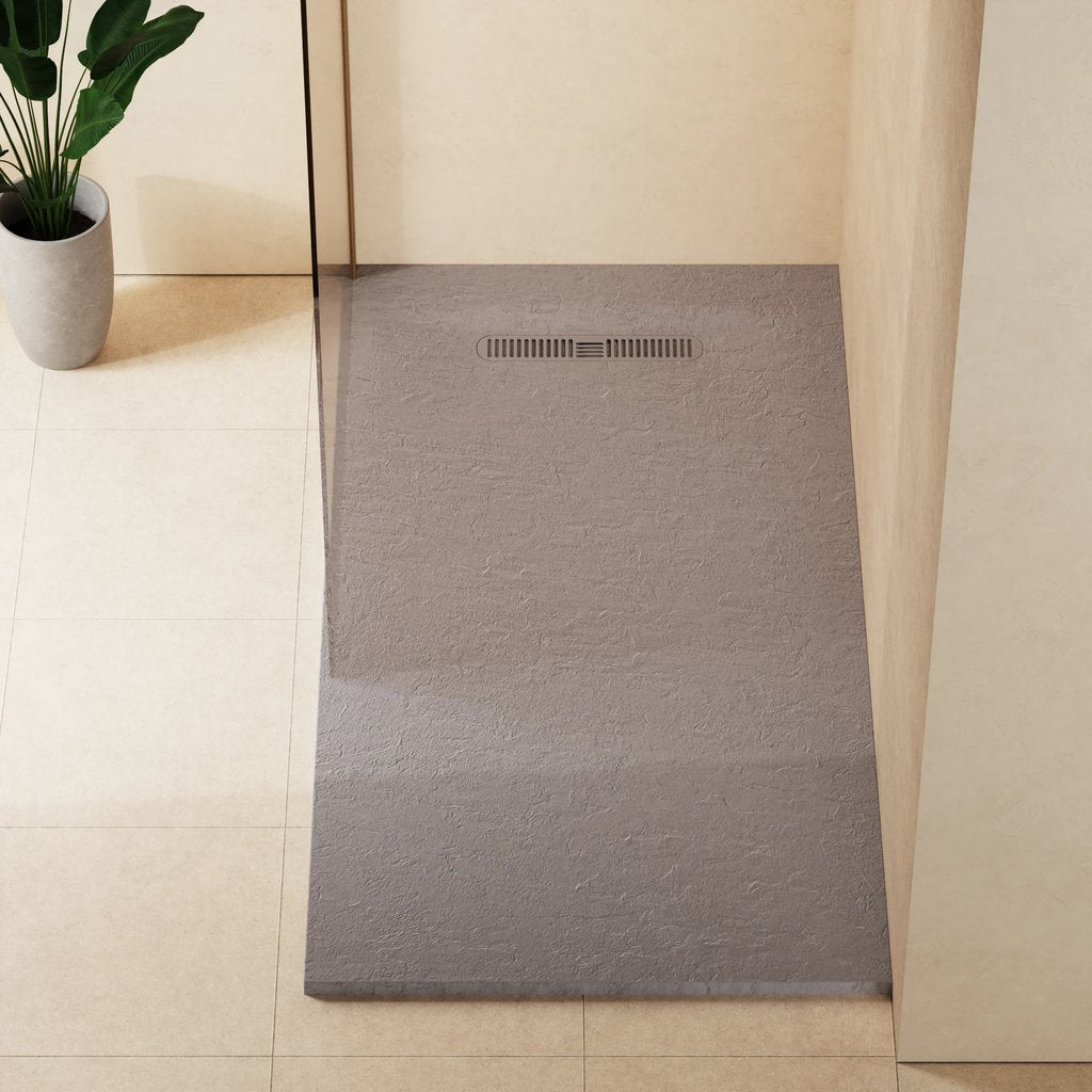 Crosswater Vito Textured Rectangle Anti Slip Class C Shower Tray