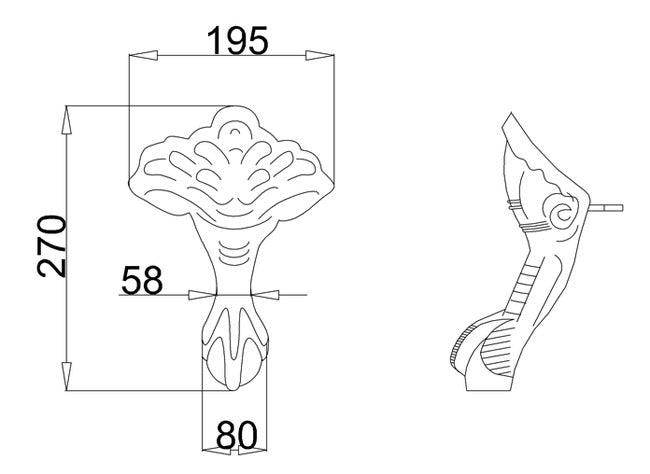 Arcade Bathrooms Vigo Natural Stone Roll Top Bath 1690x800mm