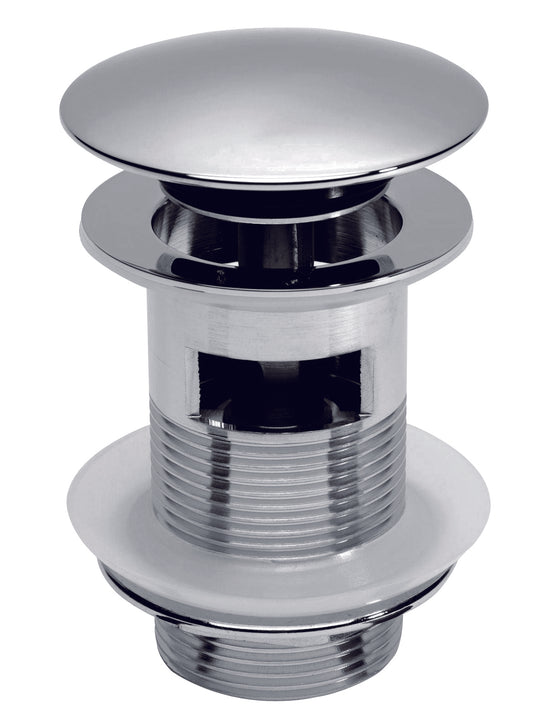 Chrome Click Clack Basin Waste (Slotted)