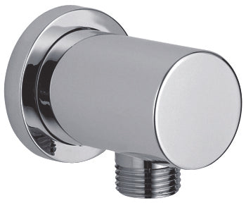 Round Shower Wall Outlet Elbow - Wall Mounted, Chrome