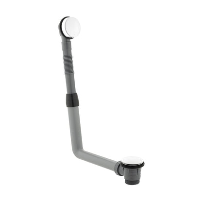 Vado Round Clic-Clac Bath Waste and Overflow