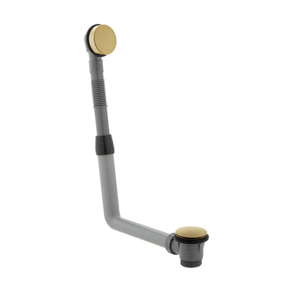 Vado Round Clic-Clac Bath Waste and Overflow