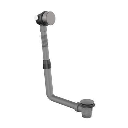 Vado Round Clic-Clac Bath Filler Waste and Overflow