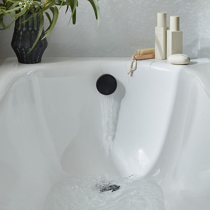 Vado Round Clic-Clac Bath Filler Waste and Overflow