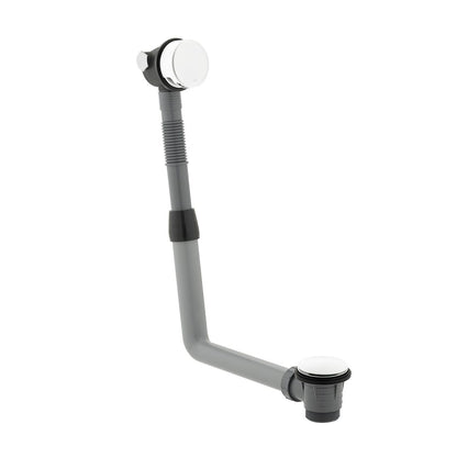 Vado Round Clic-Clac Bath Filler Waste and Overflow
