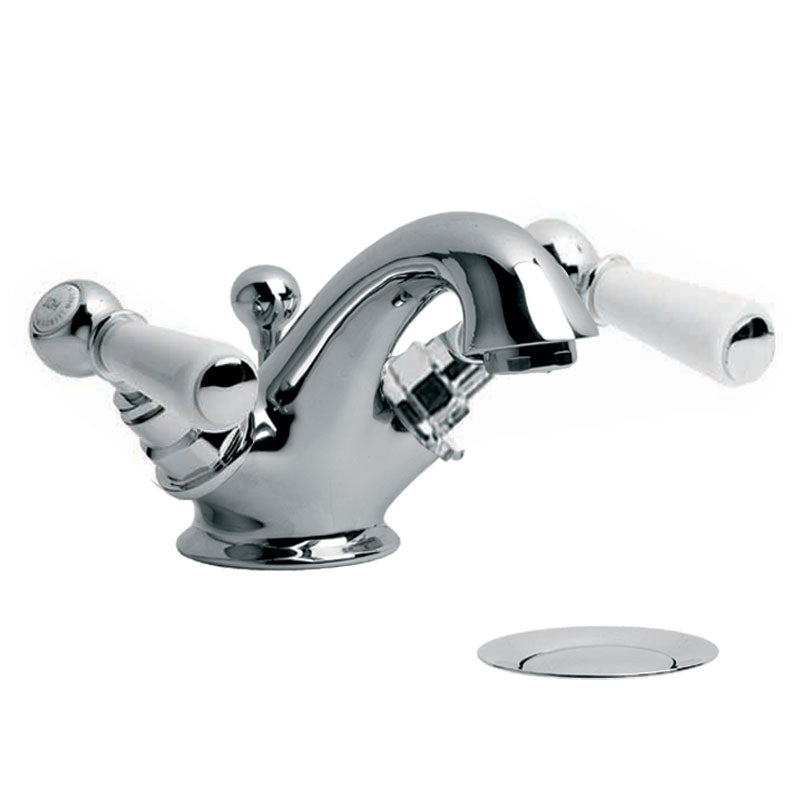 Lefroy Brooks Connaught Lever Mono Basin Mixer & Waste