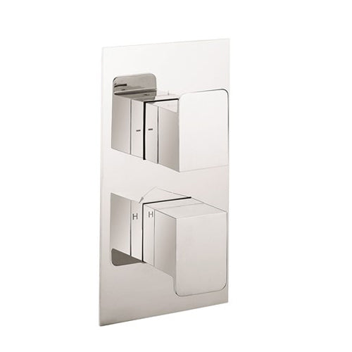 Crosswater ZERO 3 - 2 Outlet 2 Handle Concealed Thermostatic Shower Valve