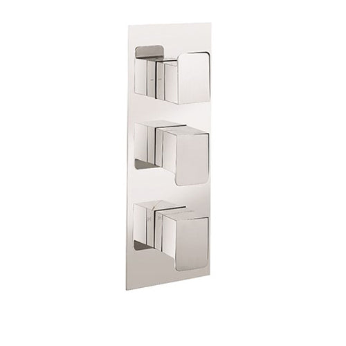Crosswater ZERO 3 - 3 Outlet 3 Handle Concealed Thermostatic Shower Valve