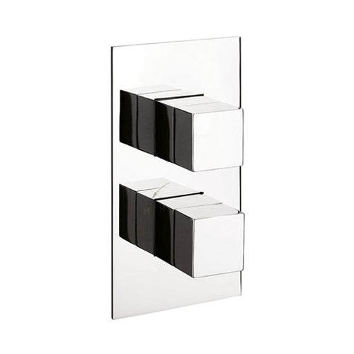 Crosswater Water Square 3 Outlet 2 Handle Concealed Thermostatic Shower