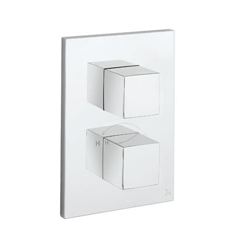 Crosswater Water Square/Verge Crossbox 2 Outlet Valve (1500 Valve)
