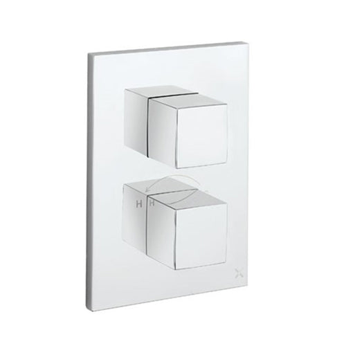 Crosswater Water Square/Verge Crossbox 3 Outlet Valve (2500 Valve)