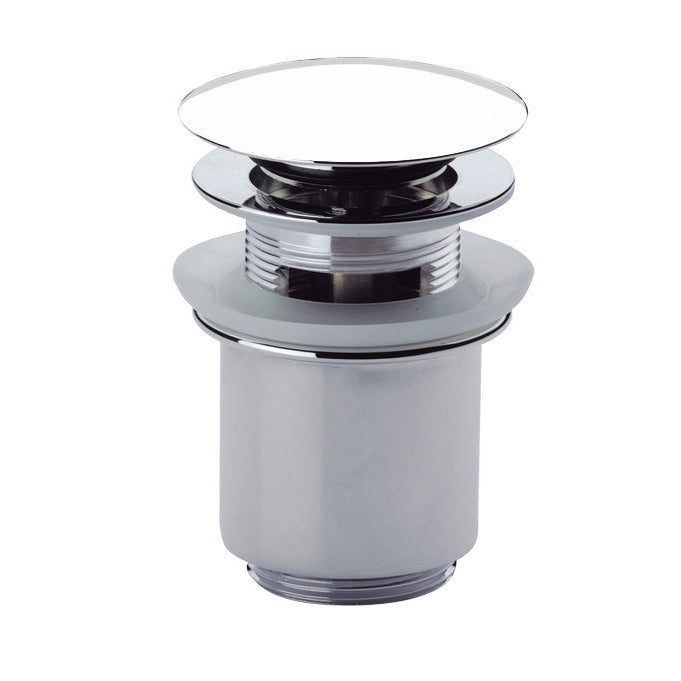 Just Taps Plus White Plug Click Clack Slotted Basin Waste