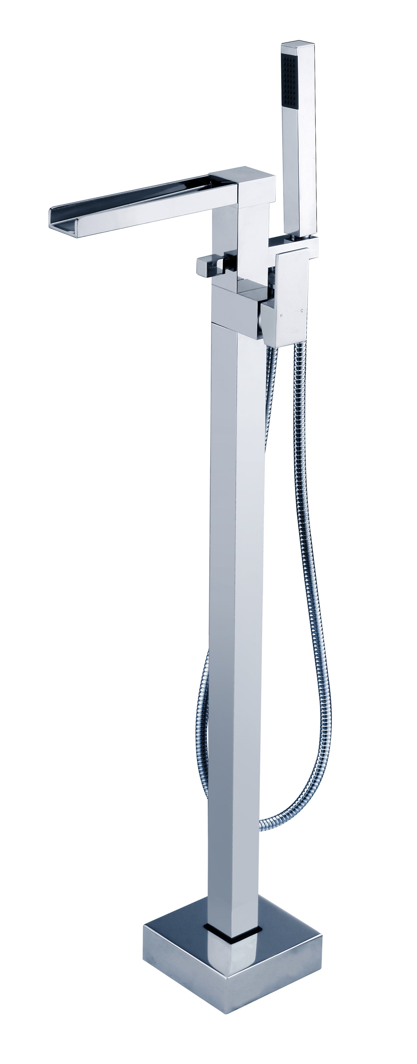 Z Series Freestanding Bath Shower Mixer w/ Hose & Handset
