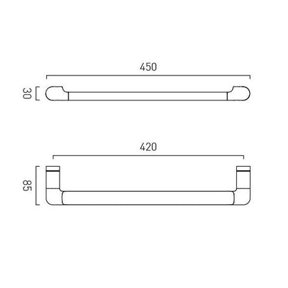 Vado Zoo Towel Rail 450mm