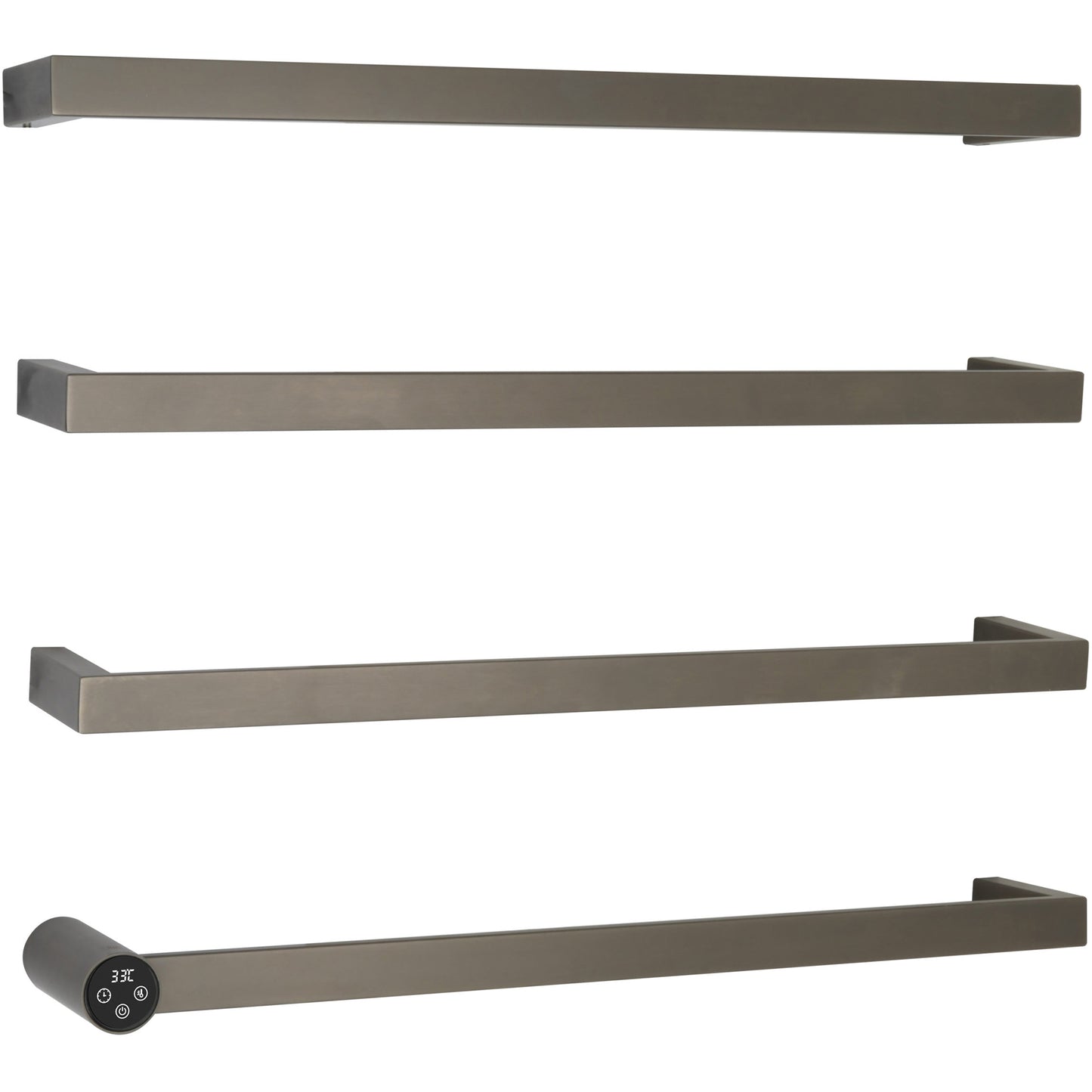 Just Taps Plus Zyon Electric Towel Radiator, 600mm