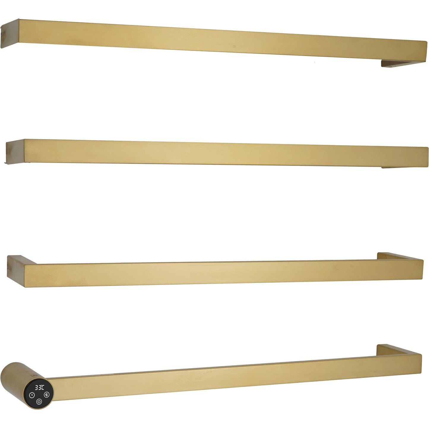Just Taps Plus Zyon Electric Towel Radiator, 600mm