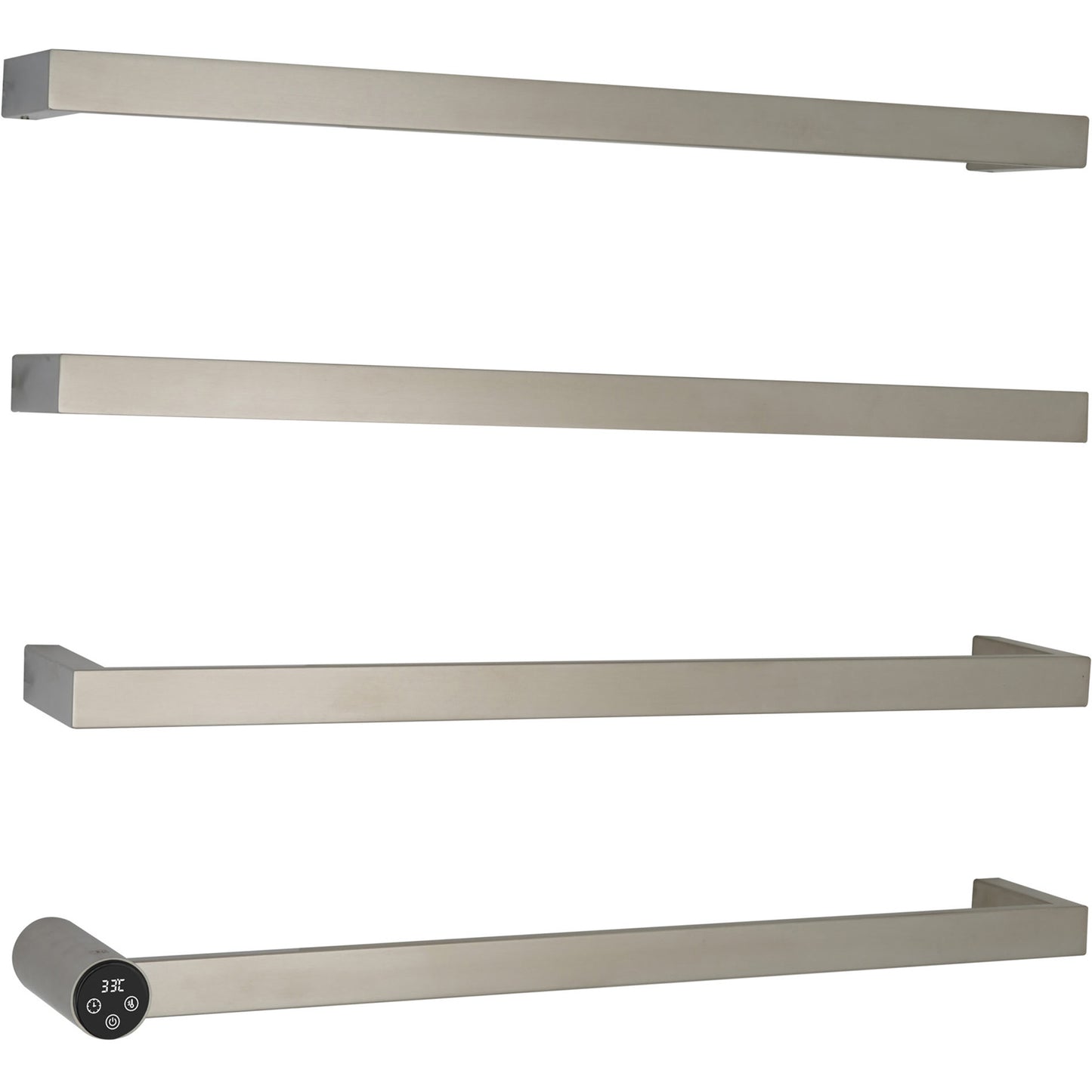 Just Taps Plus Zyon Electric Towel Radiator, 600mm
