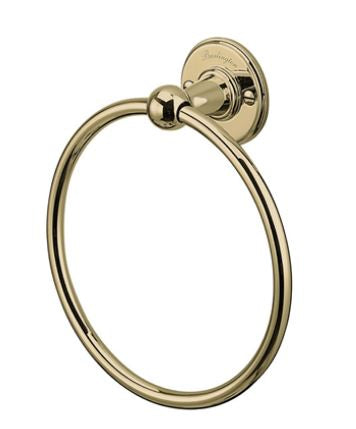 Burlington Edwardian Wall Mounted Towel Ring in Gold