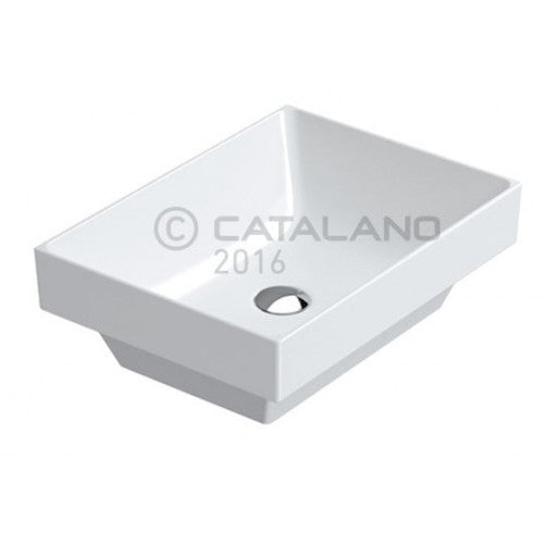 Catalano Verso 500 x 370 Basin-Ceramic White, No Overflow