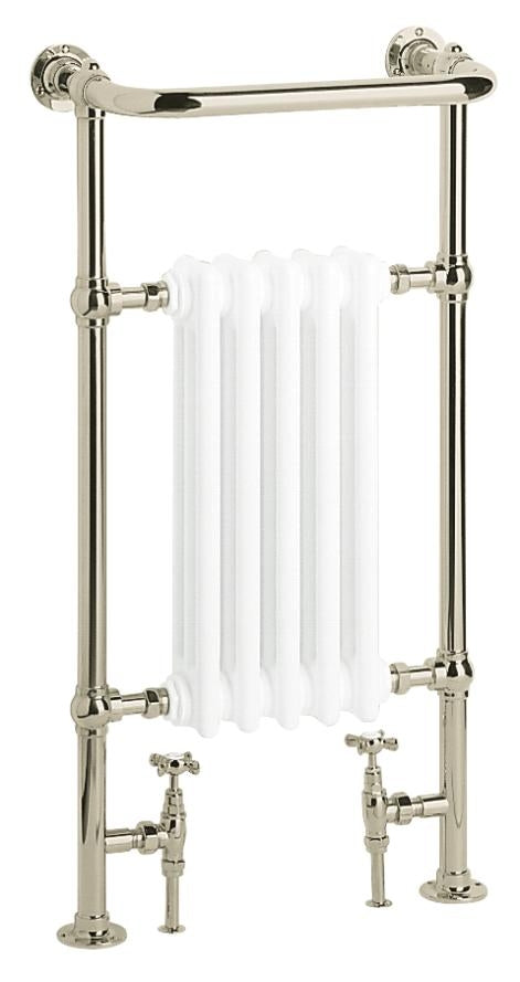 Heritage Clifton Baby Heated Towel Rail with Angled Valves