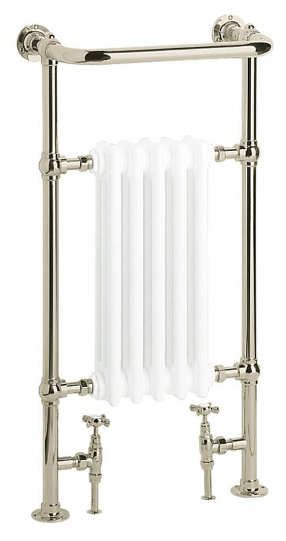 Heritage Clifton Baby Heated Towel Rail with Angled Valves