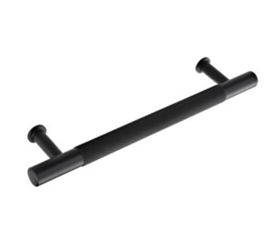 Pull Handle 128mm Black Handle