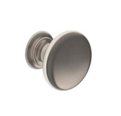 Round Knob 38mmx32mm Brushed Nickel - Space Saving Solution