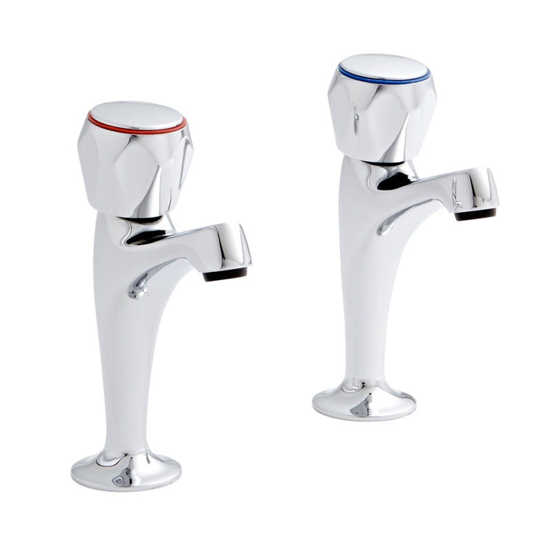 SW6 Alpha HN Kitchen Sink Taps, 2 Tap Holes - Chrome Finish