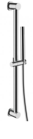 Just Taps Inox Slide Rail With Single Function Hand Shower And Hose