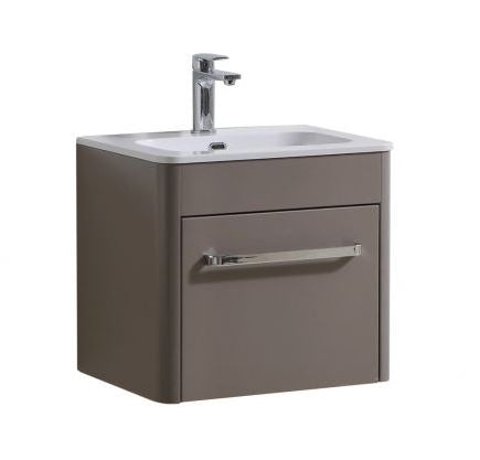 Essentials Suburb 500mm x 395mm Single Drawer Mounted Cabinet Matt Ash