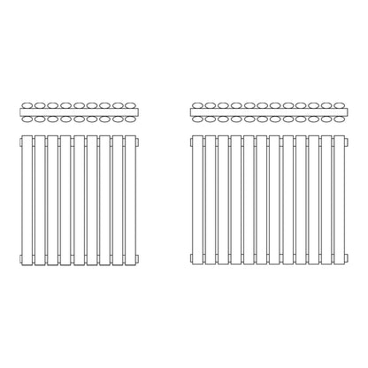 SW6 Aspen Double White Horizontal 1440mm