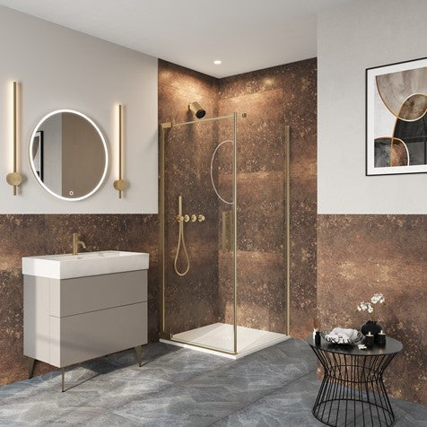 Crosswater Asura 8mm Quadrant Offset Single Door