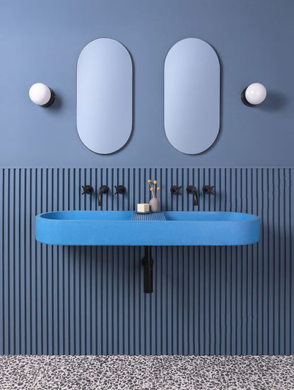 Kast Aura Double Basin 1200mm x 400mm (choose colour)