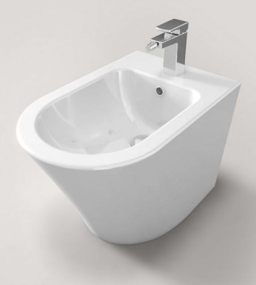 Essentials Arco Floor Standing Bidet White