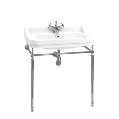 Burlington Edwardian 80cm Basin With Basin Stand