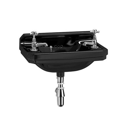 Burlington Edwardian 515 x 308 Cloakroom Basin 2 Tap Hole