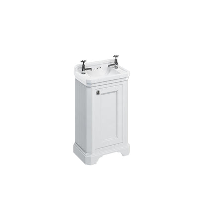 Burlington Cloakroom Unit With Basin - Matt White