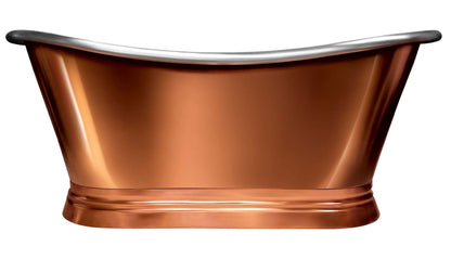 BC Designs Copper & Nickel Boat Bath 1500 x 700mm