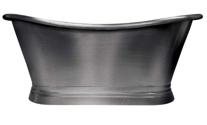 BC Designs Copper Boat Bath With Tin Finish 1500 x 725mm