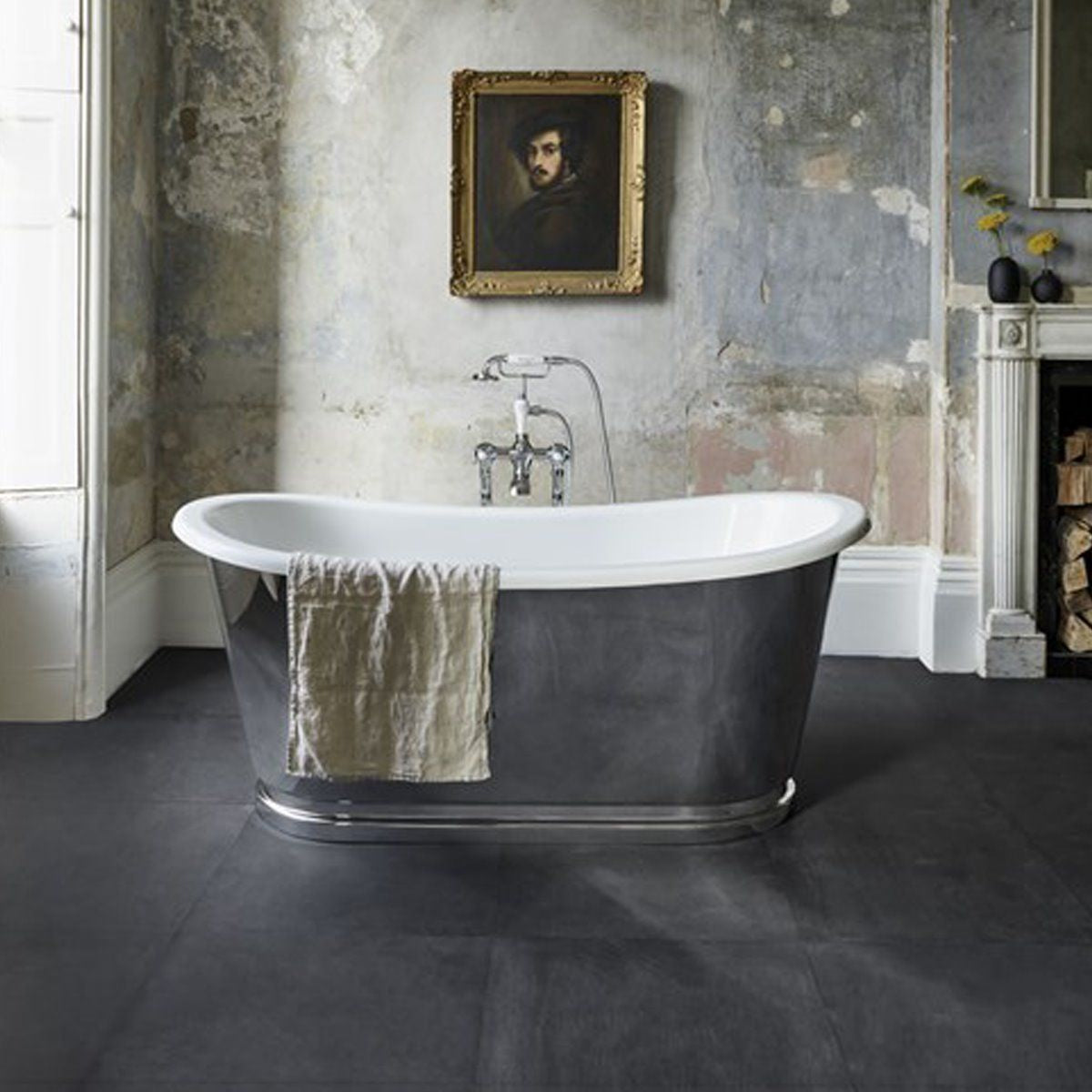 Balthazar 1675 x 761mm Clear Stone Freestanding Bath
