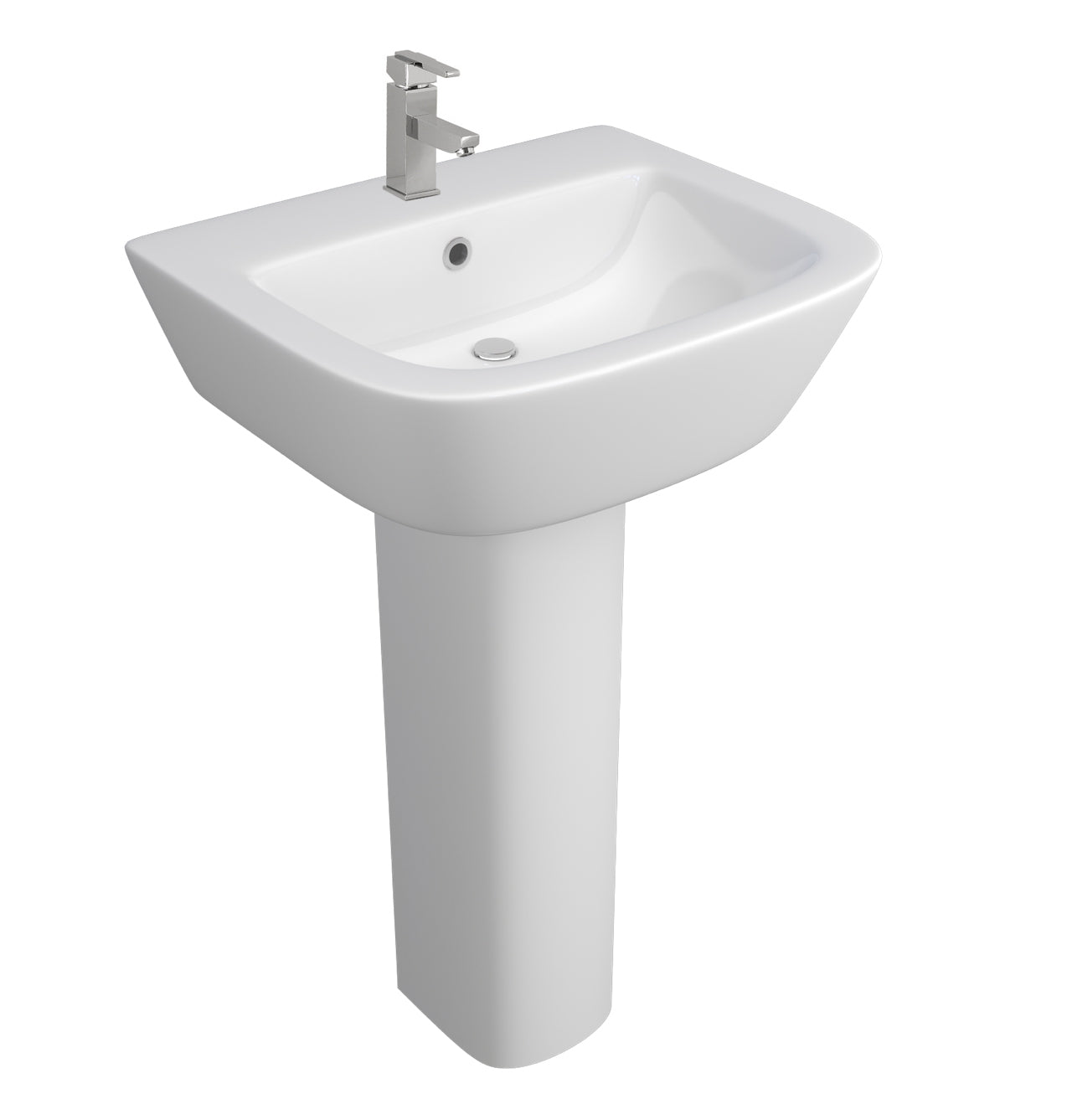 SW6 Project 530mm Basin And Pedestal