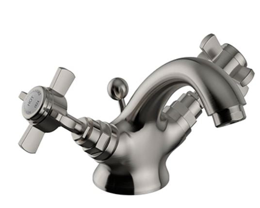 Dawlish 1TH Basin Mixer Brushed Nickel