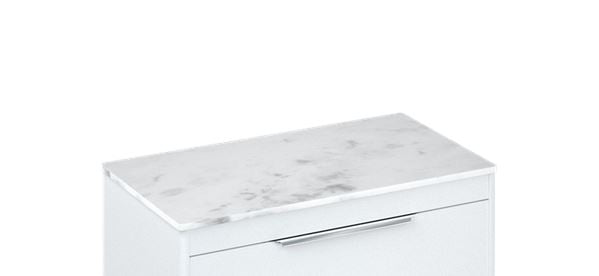 Minerva Carrara White 850 Worktop