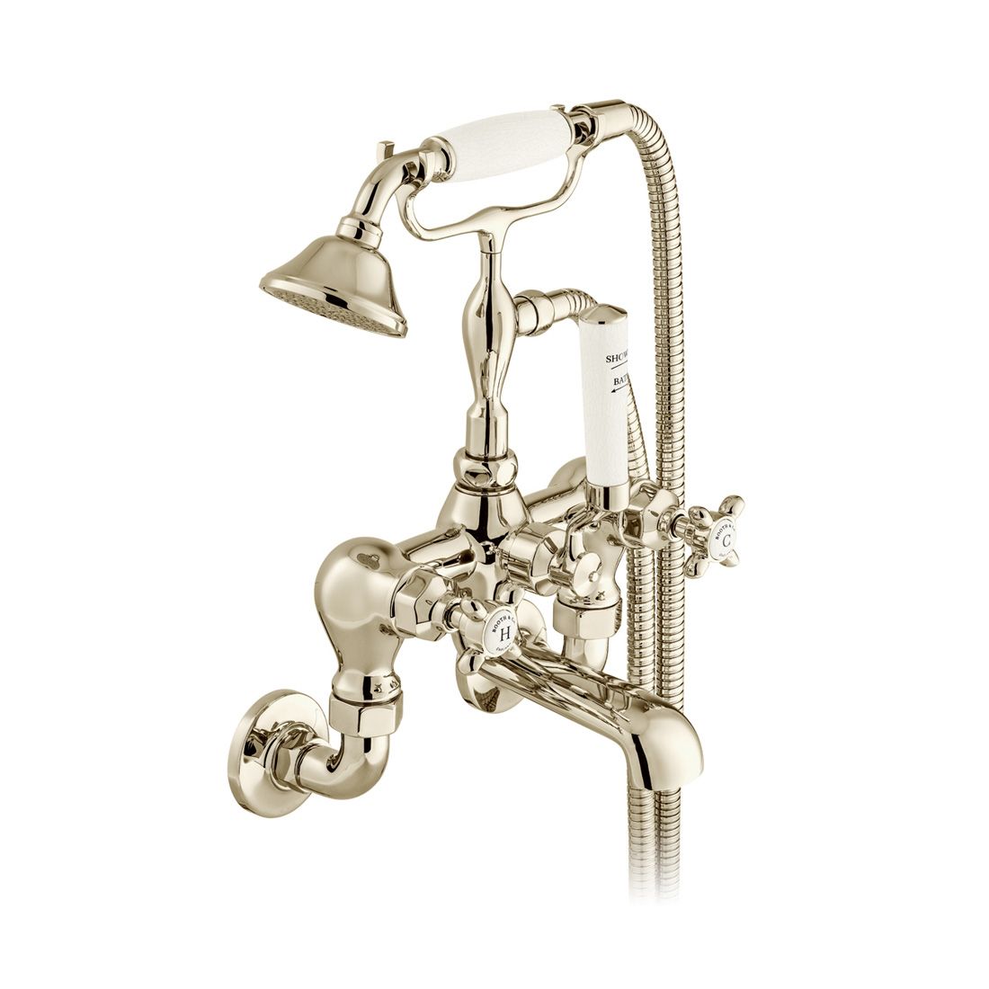 VADO Axbridge Wall Mounted Bath Mixer Tap