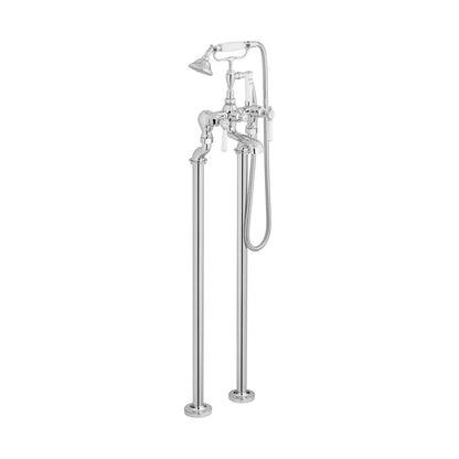 VADO Axbridge Freestanding bath mixer tap with shower kit