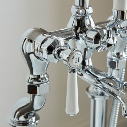 VADO Axbridge Freestanding bath mixer tap with shower kit