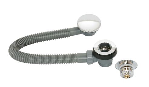 BDC Extended Click Clack Easy Clean Bath Waste & Overflow