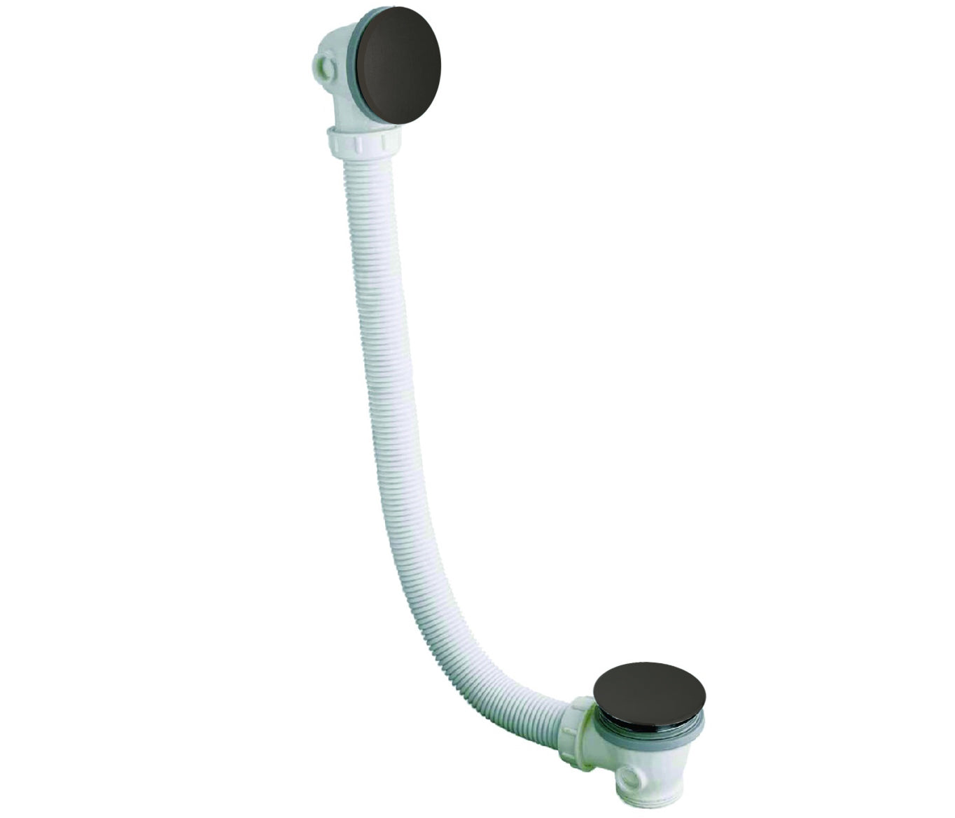 BDC Click Clack Bath Waste Matt Black