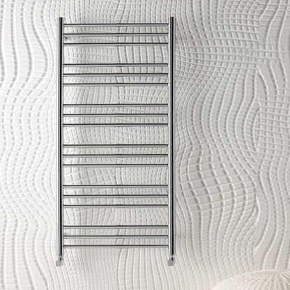 BDC 1200 X 400mm Round Chrome Heated Towel Rail