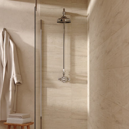 Crosswater Belgravia Thermo Shower Valve with Fixed Head in Chrome